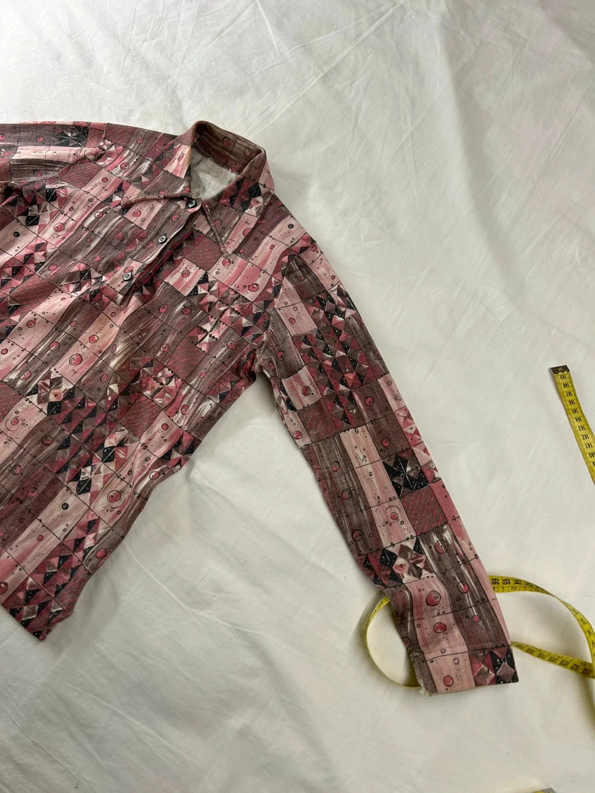 Multicolore vintage geprinte blouse in retro y2k-stijl – photo 4